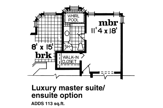 Floor Plan - Other Floor for Traditional House Plan #47-460 - 3 bed, 2 bath