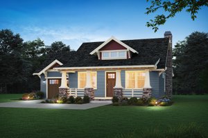 House Design - Cottage Exterior - Front Elevation Plan #48-1150