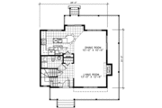 Farmhouse Style House Plan - 3 Beds 1.5 Baths 1395 Sq/Ft Plan #138-292 