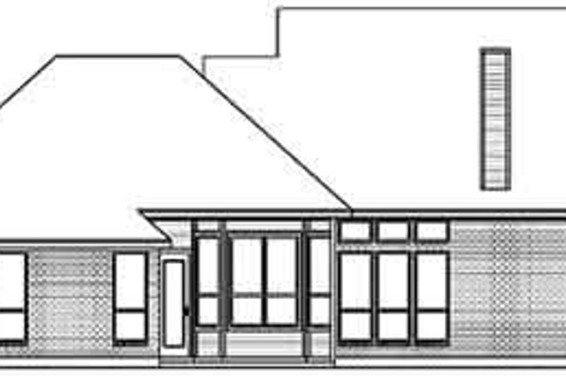 Home Plan - Exterior - Rear Elevation for Colonial House Plan #84-214 - 2 bed, 2 bath