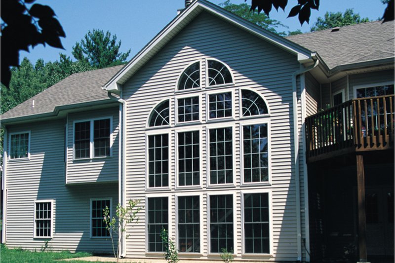 Home Plan - Exterior - Rear Elevation for Country House Plan #57-131 - 3 bed, 2 bath