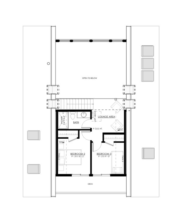 Dream House Plan - Cottage Floor Plan - Upper Floor Plan #1114-34
