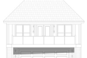 Exterior - Front Elevation 3 for Craftsman House Plan #932-1354 - 1 bed, 1 bath