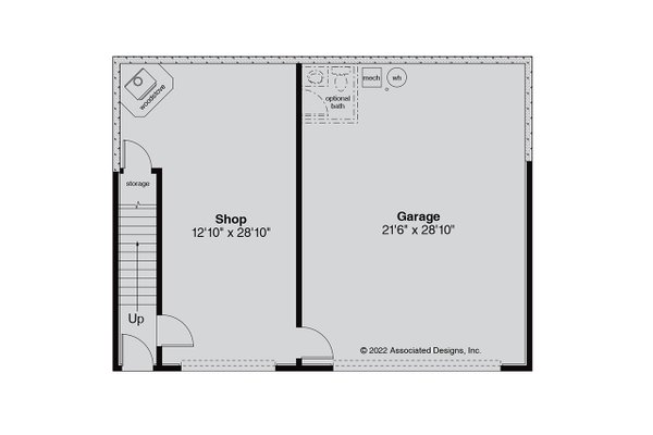 Dream House Plan - Traditional Floor Plan - Lower Floor Plan #124-1304