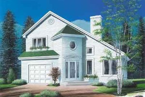 Exterior - Front Elevation Plan #23-517