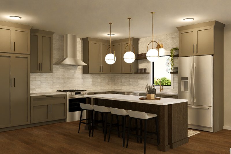 Home Plan - Interior - Kitchen for Barndominium House Plan #1064-318 - 3 bed, 2.5 bath