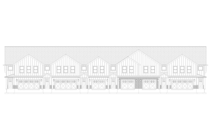 House Design - Exterior - Front Elevation 5 for Farmhouse House Plan #1060-317 - 18 bed, 12 bath