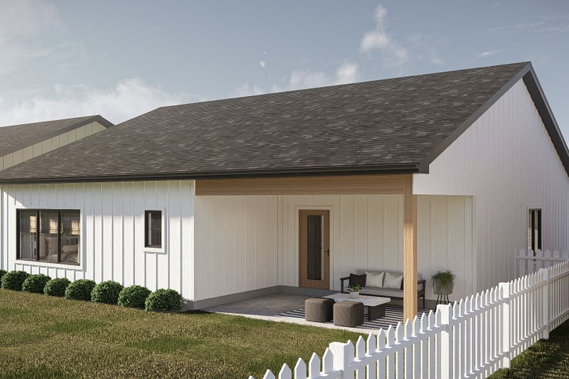 Architectural House Design - Exterior - Other Elevation 2 for Traditional House Plan #455-718 - 1 bed, 2.5 bath