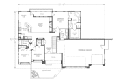 Adobe / Southwestern Style House Plan - 5 Beds 3 Baths 2963 Sq/Ft Plan #24-286 