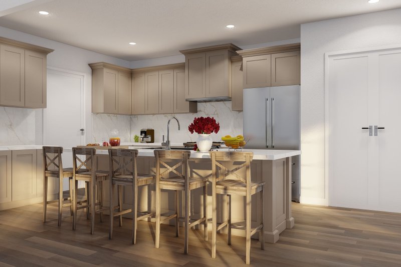 Home Plan - Interior - Kitchen 1 for Traditional House Plan #17-2385 - 4 bed, 3.5 bath