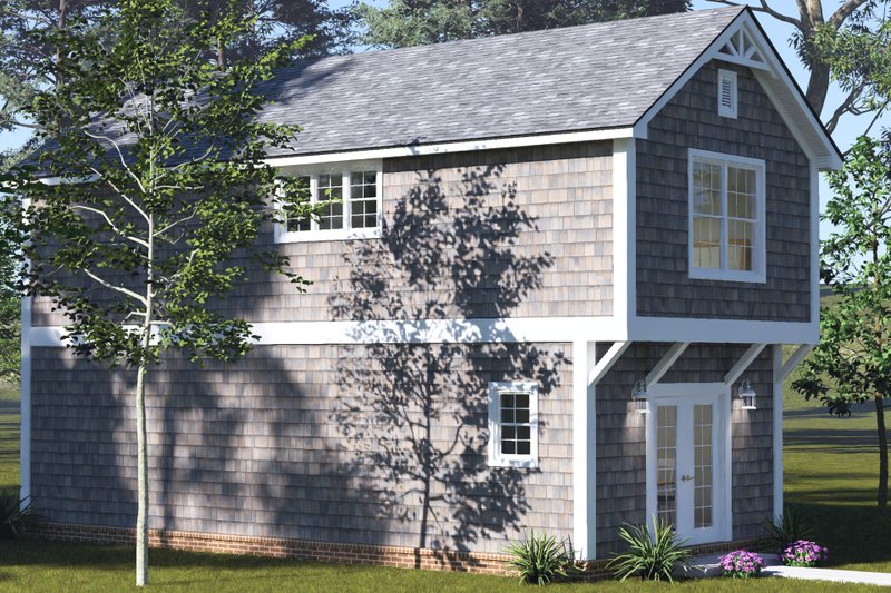 Home Plan - Exterior - Other Elevation 4 for Cottage House Plan #513-2487 - 2 bed, 2.5 bath
