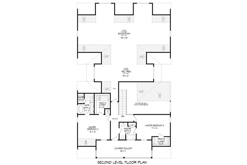 Dream House Plan - Floor Plan - Upper Floor for Traditional House Plan #932-411 - 3 bed, 3.5 bath