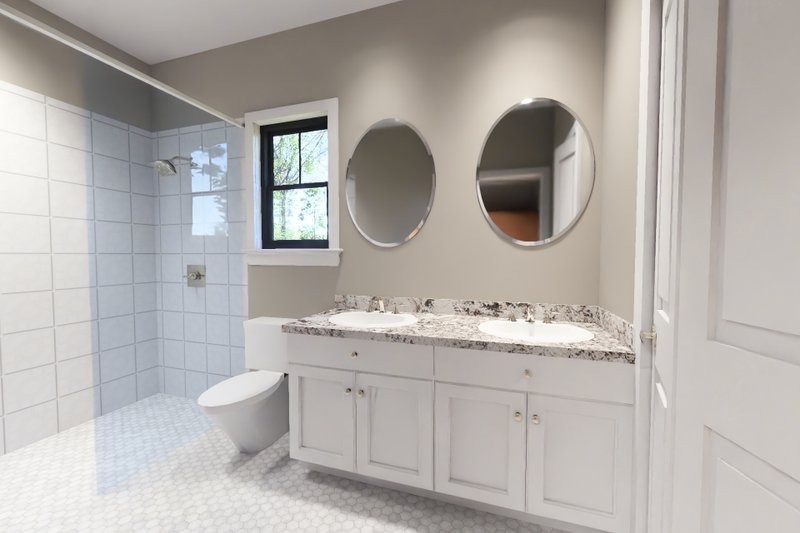 Architectural House Design - Interior - Master Bathroom for Cottage House Plan #513-2499 - 5 bed, 3 bath