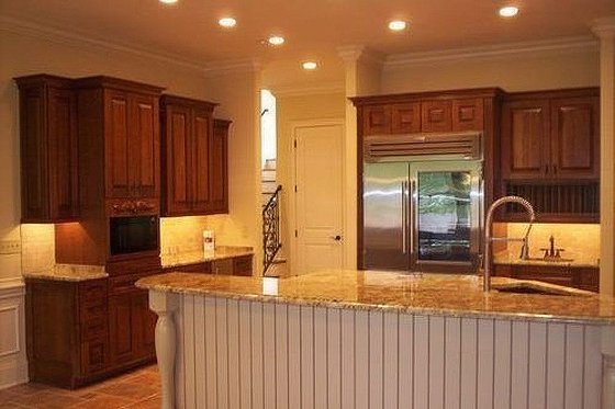 Kitchen - 8200 square foot European Home