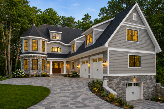 Exterior - Front Elevation 4 for Craftsman House Plan #928-71 - 3 bed, 4.5 bath