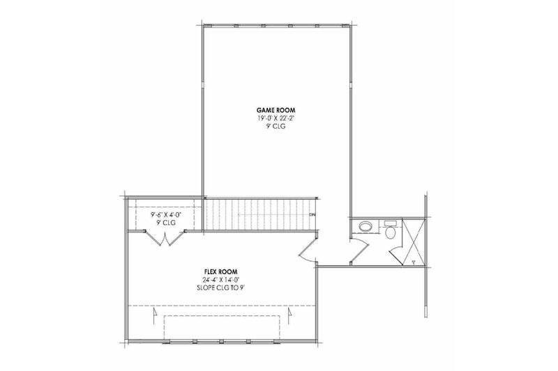 House Design - Floor Plan - Upper Floor for European House Plan #1096-187 - 5 bed, 5.5 bath