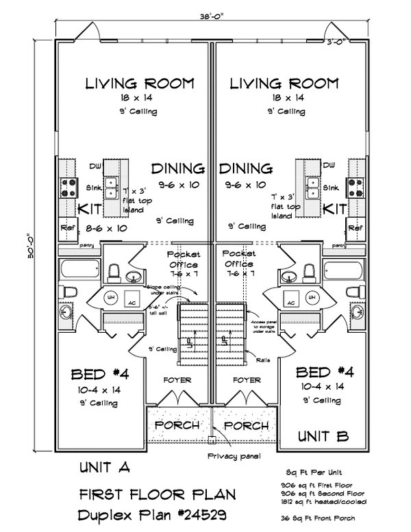 Dream House Plan - Craftsman Floor Plan - Main Floor Plan #513-2322