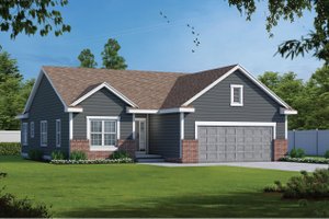Traditional Exterior - Front Elevation Plan #20-1519