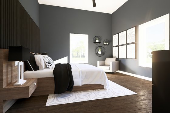 Interior - Bedroom 1 for Barndominium House Plan #1064-392 - 1 bed, 1 bath
