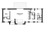 Modern Style House Plan - 2 Beds 2 Baths 1807 Sq/Ft Plan #497-33 