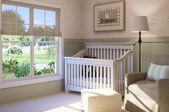 Interior - Bedroom 3 for Traditional House Plan #455-82 - 3 bed, 2 bath