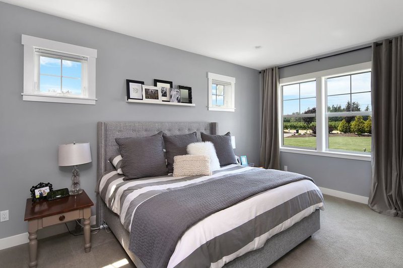 Architectural House Design - Interior - Master Bedroom for Farmhouse House Plan #1070-10 - 3 bed, 2.5 bath