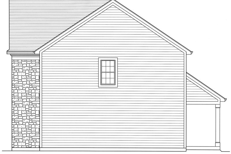 Home Plan - Right side elevation