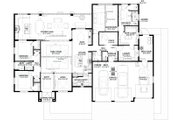 Contemporary Style House Plan - 3 Beds 2.5 Baths 2624 Sq/Ft Plan #1069-42 Floor 