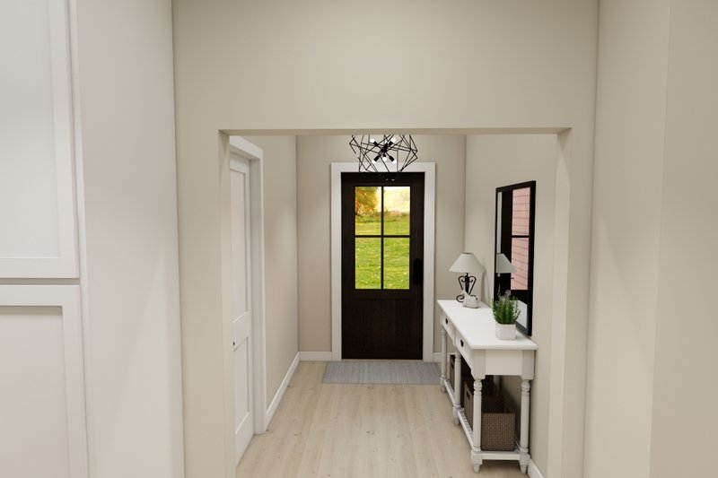 House Design - Interior - Entry for Farmhouse House Plan #51-1377 - 3 bed, 2.5 bath