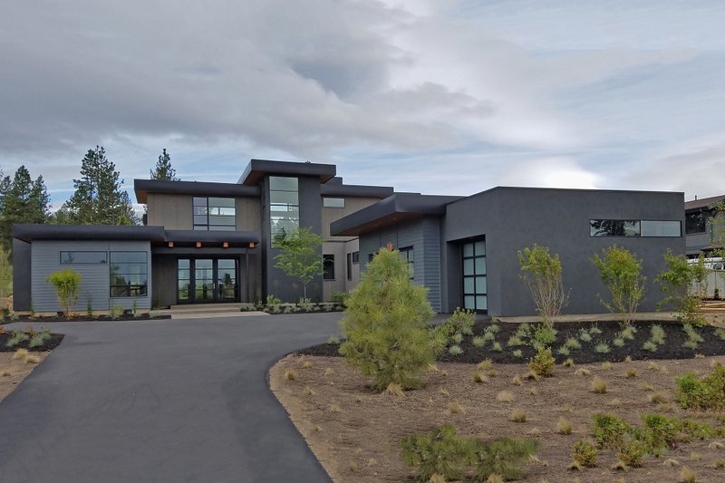 Dream House Plan - Modern Exterior - Front Elevation Plan #892-17