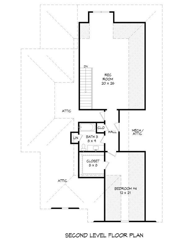 Dream House Plan - Country Floor Plan - Upper Floor Plan #932-273