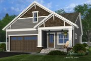 Bungalow Style House Plan - 3 Beds 2 Baths 1319 Sq/Ft Plan #51-1329 