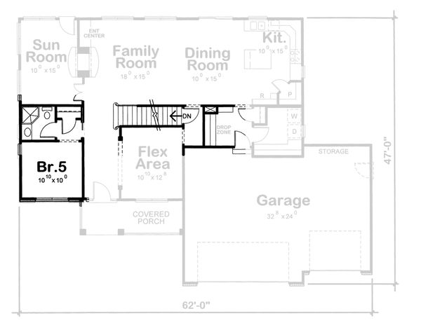 Home Plan - Traditional Floor Plan - Other Floor Plan #20-1762