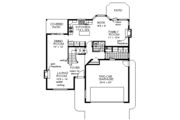 European Style House Plan - 3 Beds 2.5 Baths 1762 Sq/Ft Plan #18-255 