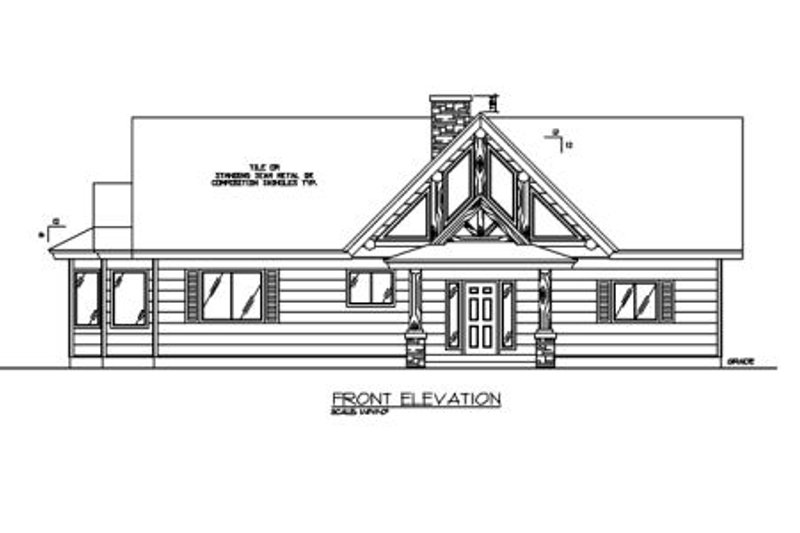 Home Plan - Exterior - Other Elevation House Plan #117-467 - 4 bed, 3.5 bath