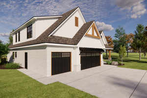 Exterior - Other Elevation 1 for Traditional House Plan #1098-15 - 5 bed, 3 bath