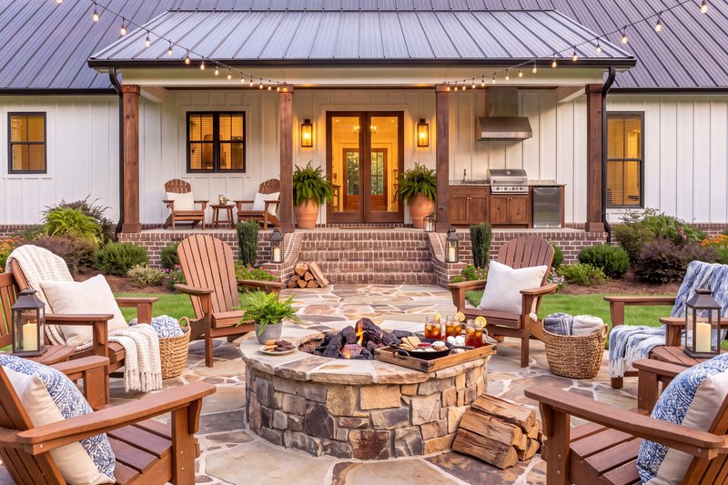 Home Plan - Exterior - Rear Elevation for Barndominium House Plan #430-451 - 3 bed, 2 bath