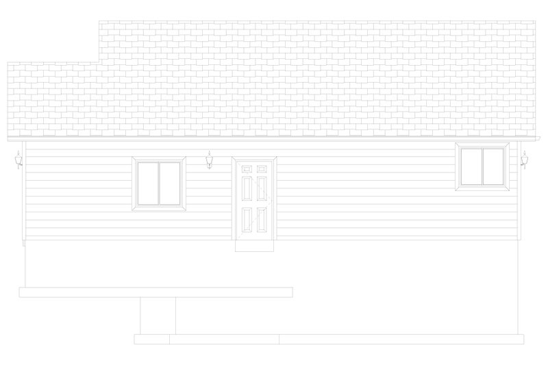 Dream House Plan - Exterior - Other Elevation for Traditional House Plan #1060-194 - 3 bed, 2 bath