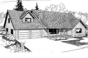 Traditional Exterior - Front Elevation Plan #60-337