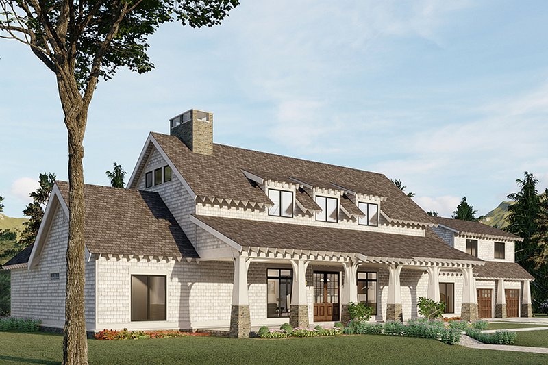 Home Plan - Exterior - Other Elevation for Country House Plan #923-199 - 4 bed, 3.5 bath