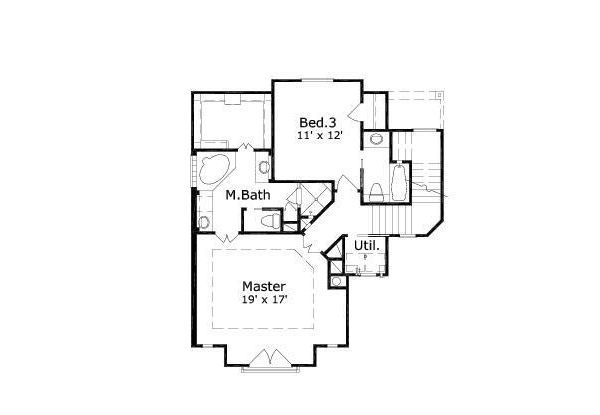 European Floor Plan - Other Floor Plan #411-683