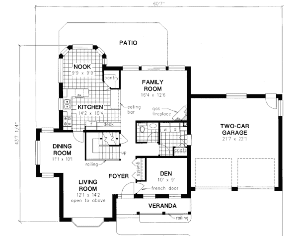 Traditional Floor Plan - Main Floor Plan #18-342