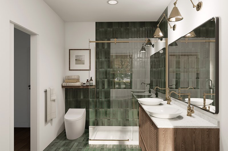 Home Plan - Interior - Bathroom for Farmhouse House Plan #23-2392 - 4 bed, 2.5 bath
