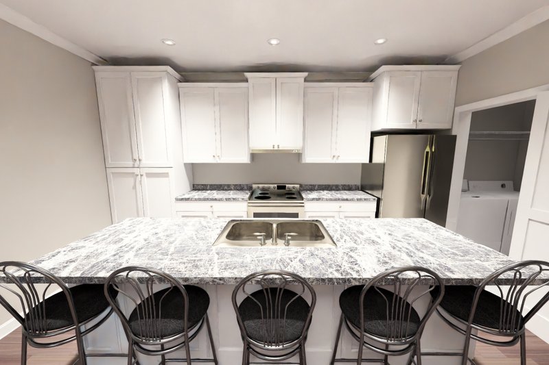 Architectural House Design - Interior - Kitchen for Modern House Plan #513-2466 - 4 bed, 3 bath