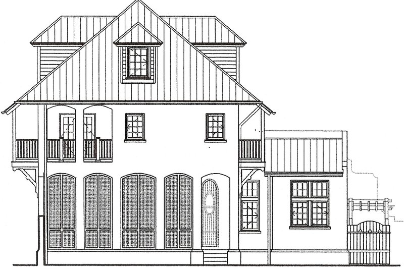 House Plan Design - Photo 4 for Beach House Plan #536-5 - 3 bed, 4 bath