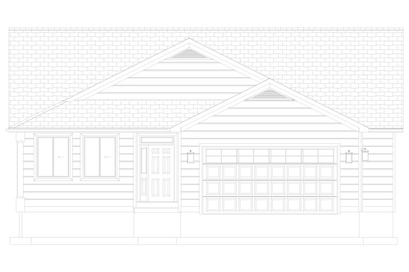 Dream House Plan - Exterior - Front Elevation 5 for Farmhouse House Plan #1060-415 - 3 bed, 2.5 bath