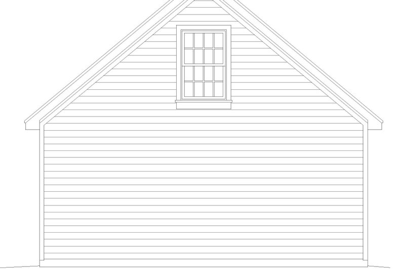 Home Plan - Exterior - Rear Elevation for Craftsman House Plan #932-1377, 0 bath