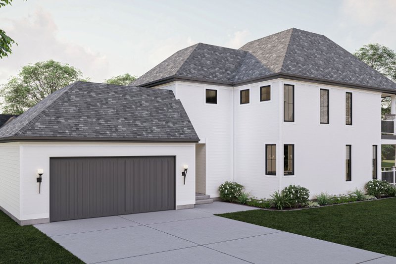 Home Plan - Exterior - Rear Elevation for Modern House Plan #455-638 - 3 bed, 2.5 bath