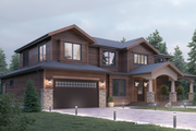 Traditional Style House Plan - 4 Beds 3 Baths 3501 Sq/Ft Plan #1066-68 