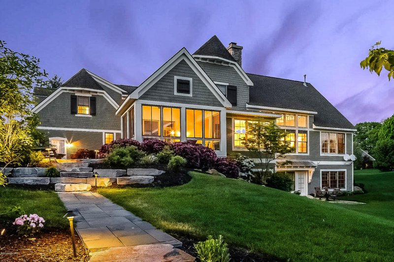 House Design - Exterior - Rear Elevation for Country House Plan #901-112 - 3 bed, 2.5 bath
